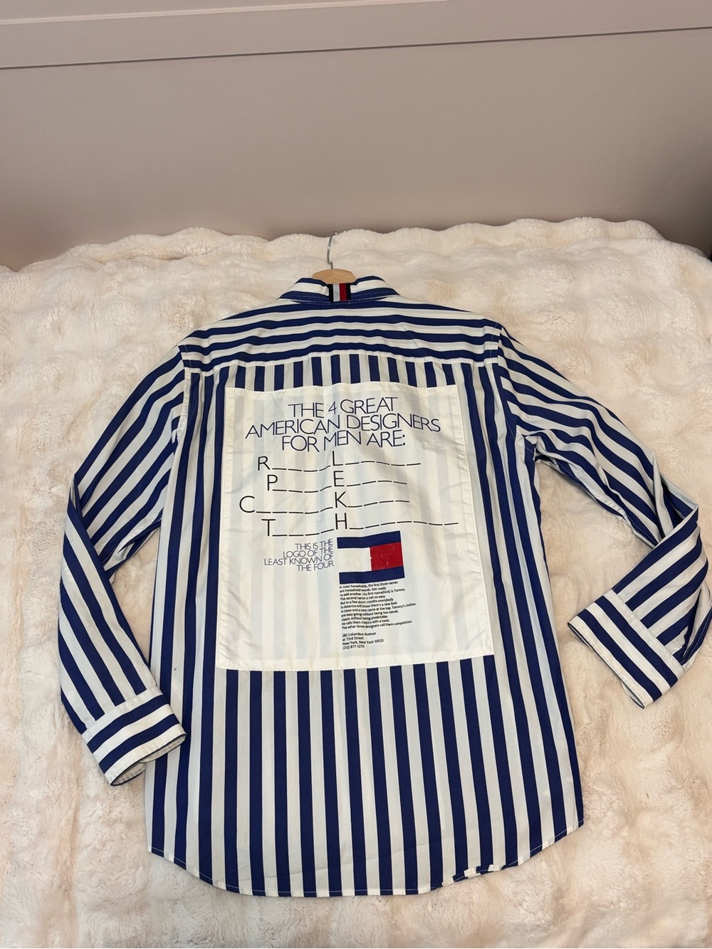 Tommy Hilfiger Limited Edition Shirt – “The 4 Great American Designers”
